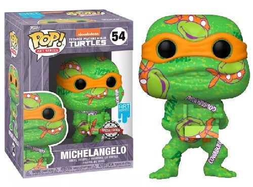 POP! Tartarugas Ninja 2 Michelangelo Exclusive 9 cm - Funko Art Series #54 ANIMATEK