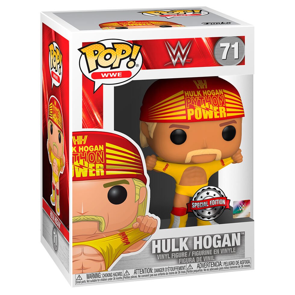 POP! WWE Hulk Hogan WrestleMania 3 Exclusive 9cm - Colecionáveis - Funko
