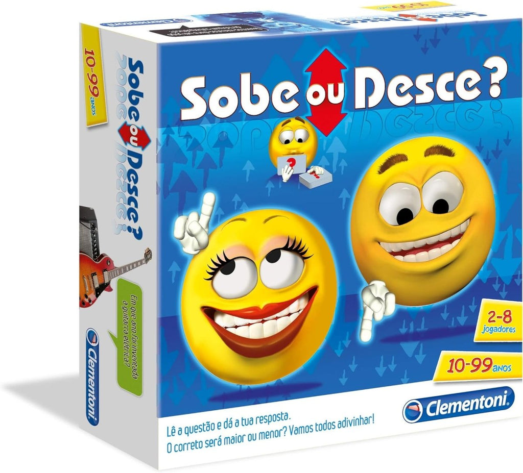 Sobe Ou Desce? - Jogo de Perguntas e Respostas Versão Portuguesa - Jogos e Puzzles - Clementoni