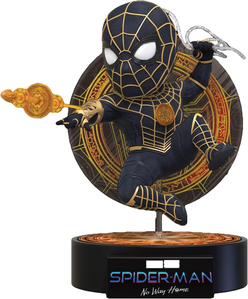 Spider-Man: No Way Home Egg Attack Figure Spider-Man Black & Gold Suit 18 cm ANIMATEK