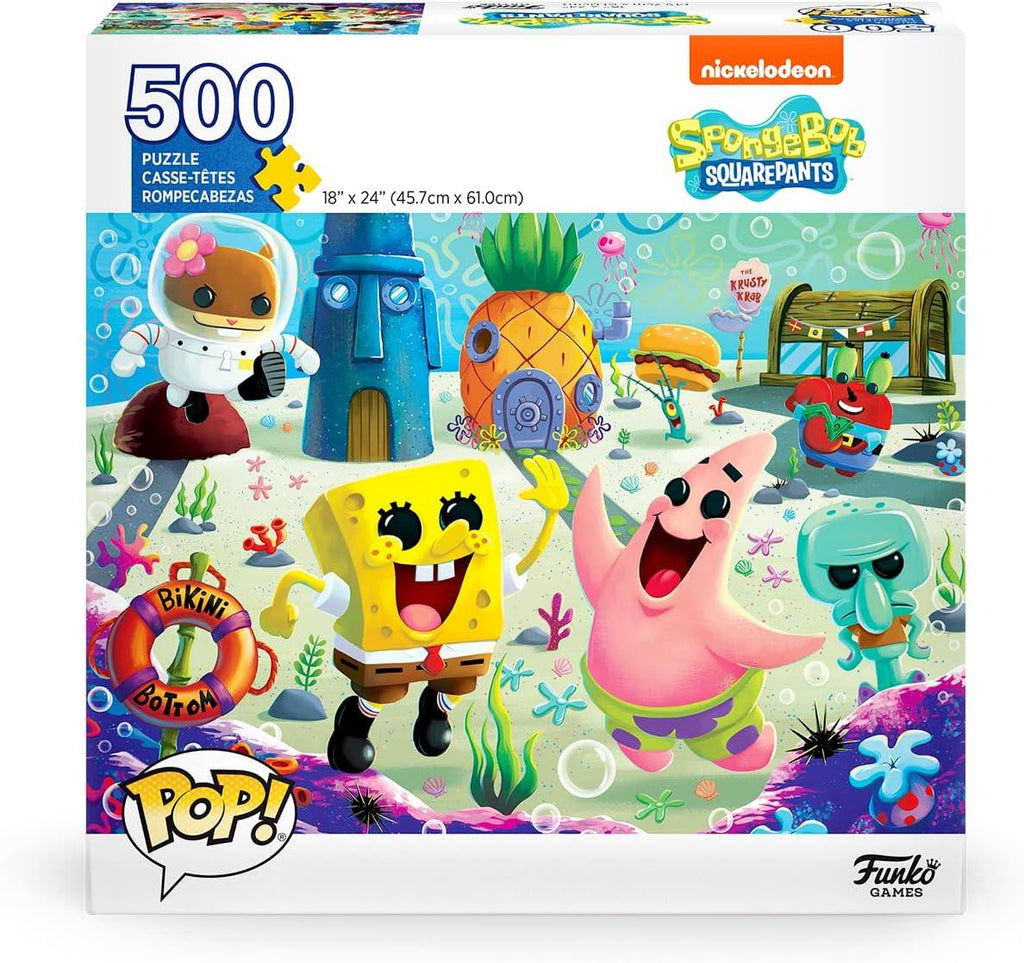 SpongeBob SquarePants POP! Jigsaw Puzzle Poster (500 peças) ANIMATEK