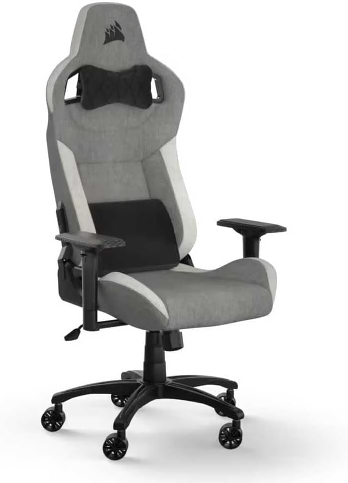 Cadeira Gaming Corsair T3 Rush Cinza/Prateado - ANIMATEK