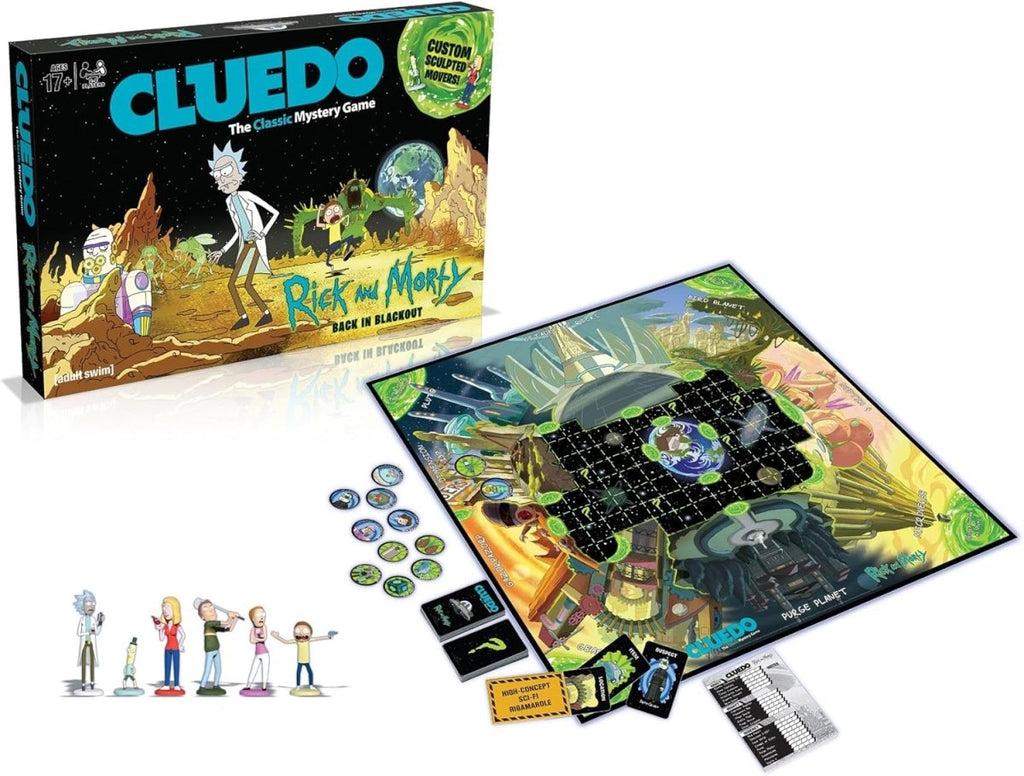 CLUEDO — Rick & Morty (Edição Oficial, Inglês) - Jogos e Puzzles - Winning Moves