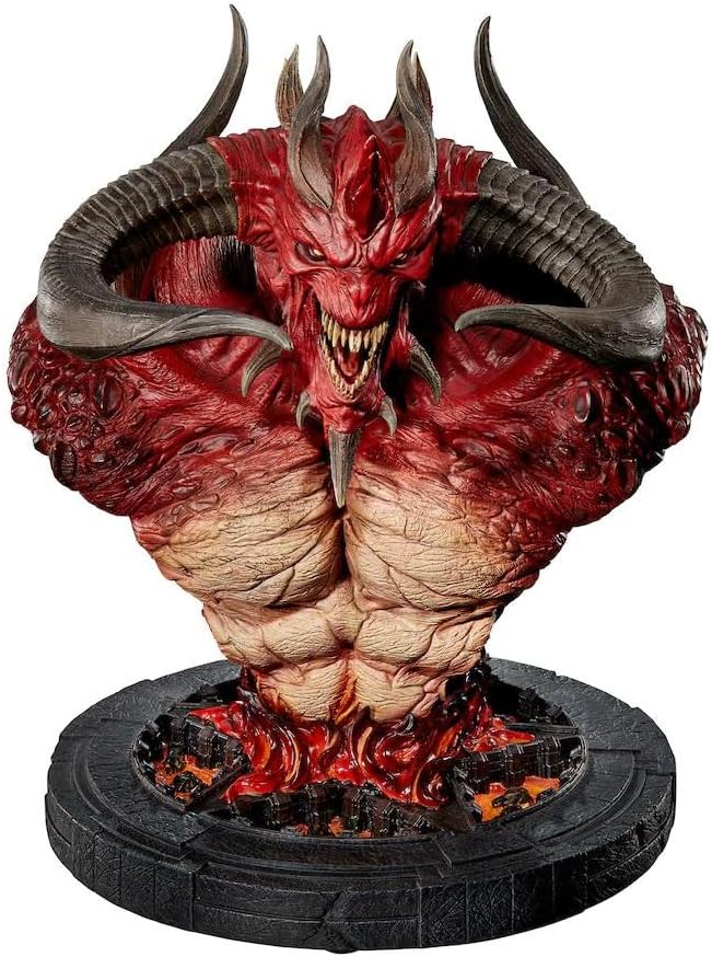Diablo II — The Lord of Terror (Busto 20th Anniversary) — Estátua Premium 20 cm - Colecionáveis - Blizzard