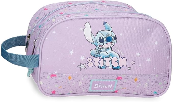 Estojo Duplo Disney Stitch — Lovely 26×16×11 cm - Papelaria - Joumma Bags