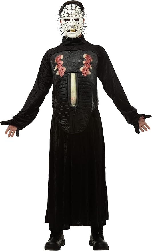 Ghoulish — Hellraiser V: Pinhead Costume Deluxe • Máscara em Látex + Túnica Preta • Edição Coleccionador - Toys - GHOULISH