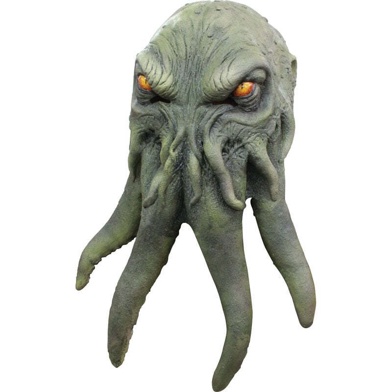 Ghoulish Productions — Máscara Cthulhu em Látex para Adulto (Alien Octopus Monster) - Toys - GHOULISH