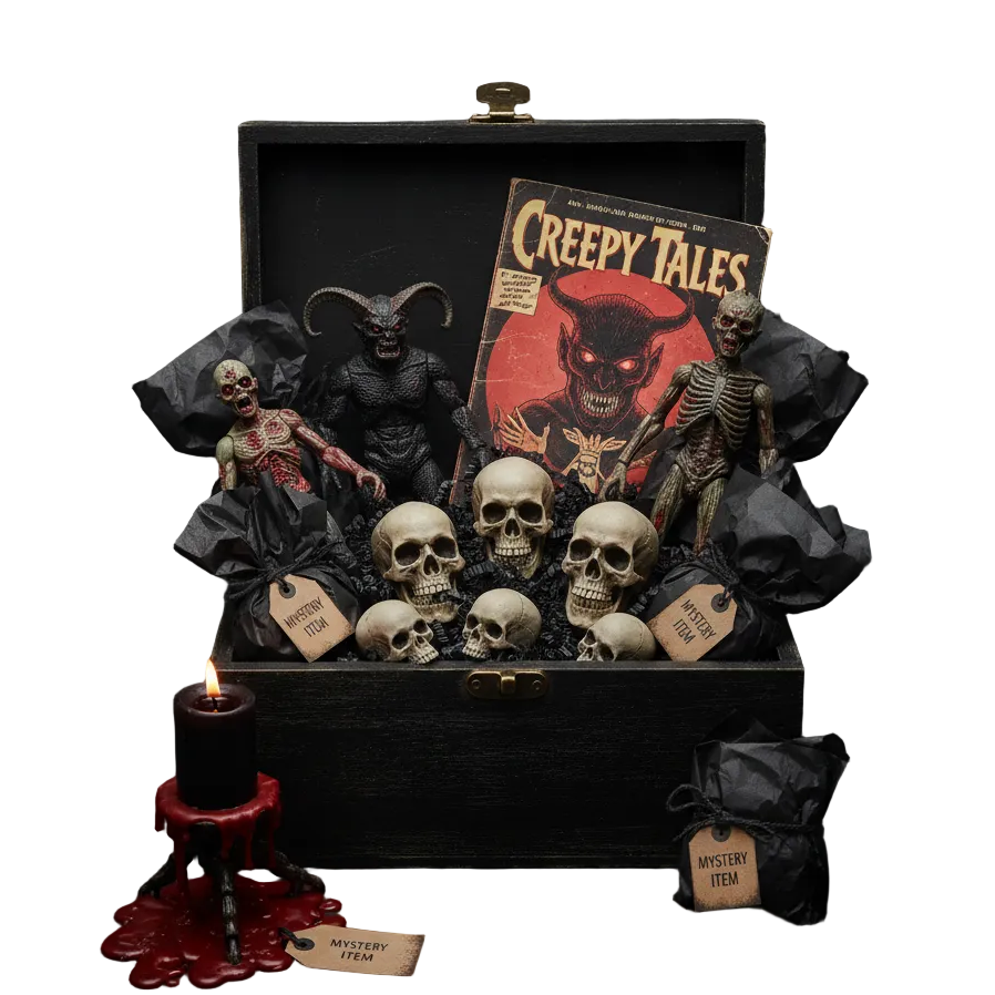 Horror Mystery Box Essentials | 5–6 Itens Surpresa Premium