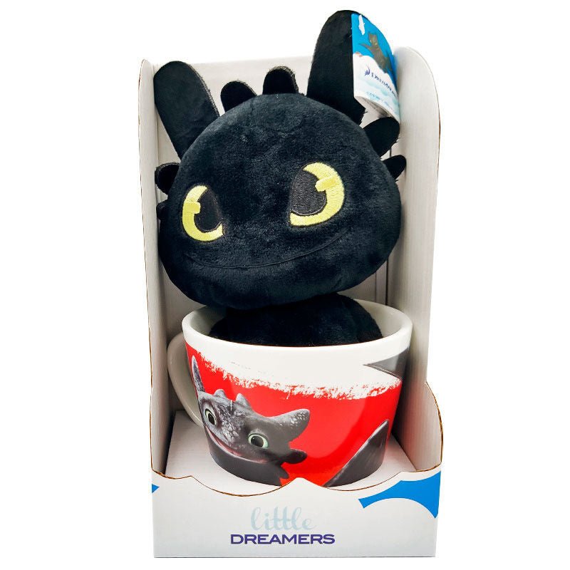 Caneca + Peluche Toothless 18 cm – How to Train Your Dragon - Toys - DreamWorks