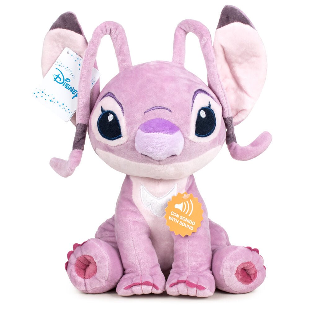 Peluche Disney Angel com Som – 40cm de Ternura e Magia - Toys - Disney
