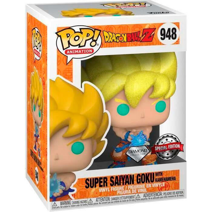 POP! Animation: Dragon Ball Z – Super Saiyan Goku (Exclusive Diamond Collection) 10 cm