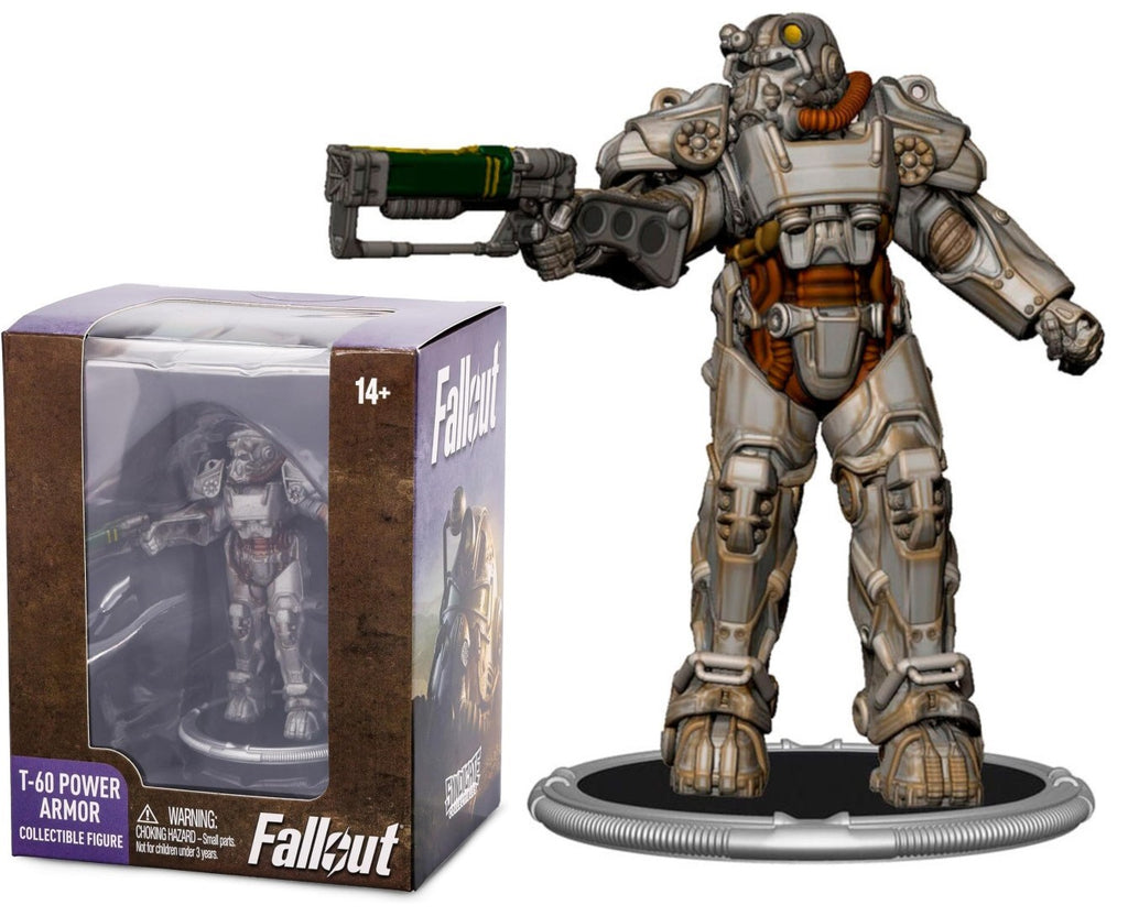 Figura Colecionável Fallout T-60 Power Armor – Miniatura de 7 cm