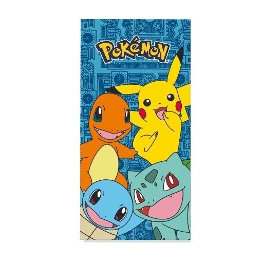 Toalha de Praia Microfibra Pokémon – 70x140cm
