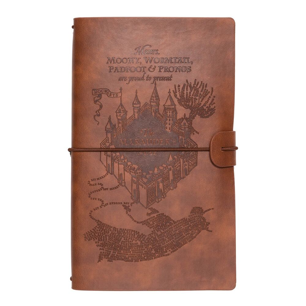 Caderno de Viagem Harry Potter – Mapa do Salteador (20x12 cm, com Recargas) - Papelaria - erik