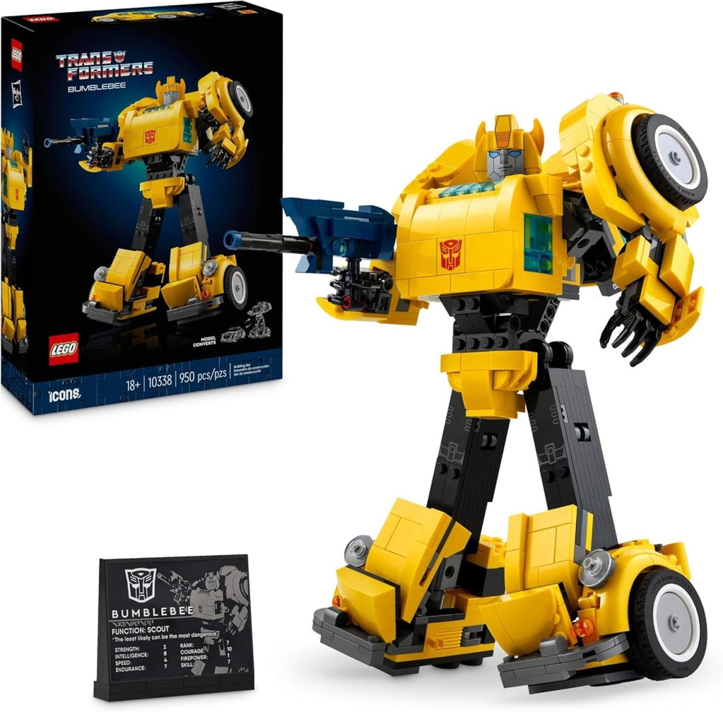LEGO Icons Bumblebee Transformers - Figura Articulada de Colecionador - ANIMATEK