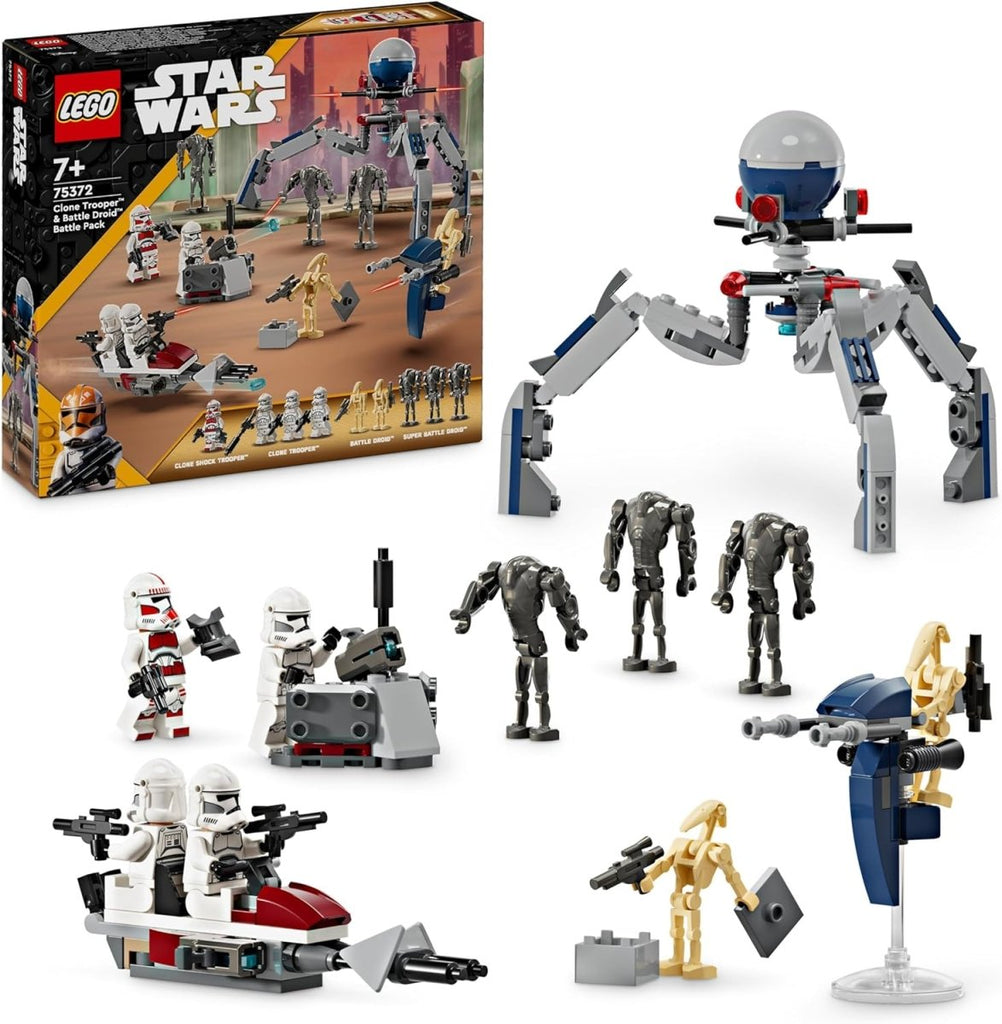 LEGO Star Wars Pacote De Combate Clone Trooper E Battle Droid 75372 - Toys - LEGO