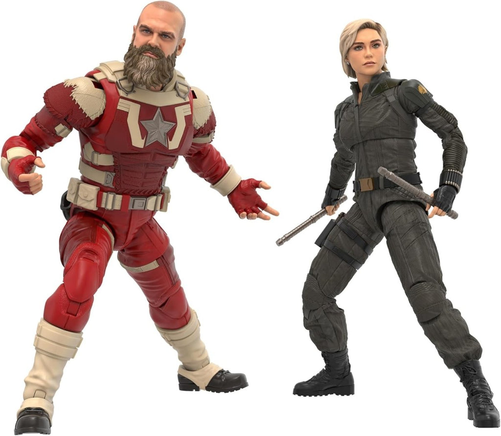 Marvel Legends — Thunderbolts: Pack 2 Figuras Yelena Belova & Red Guardian (15 cm) - Colecionáveis - Hasbro