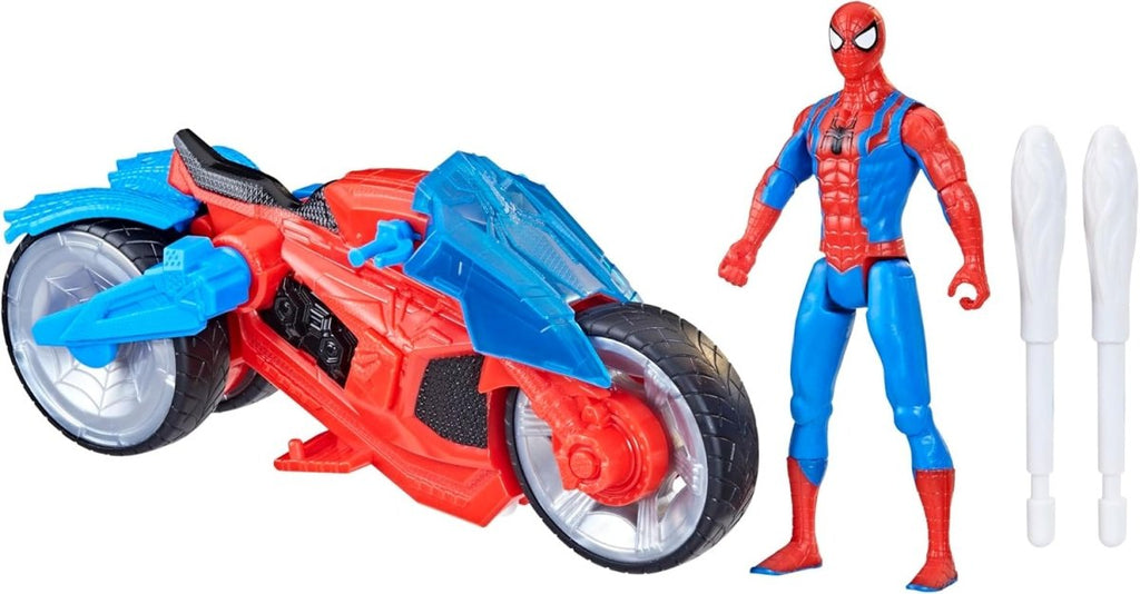 Marvel Spider - Man — Moto Aracnídea Epic World of Action + Figura 10 cm - Toys - Hasbro