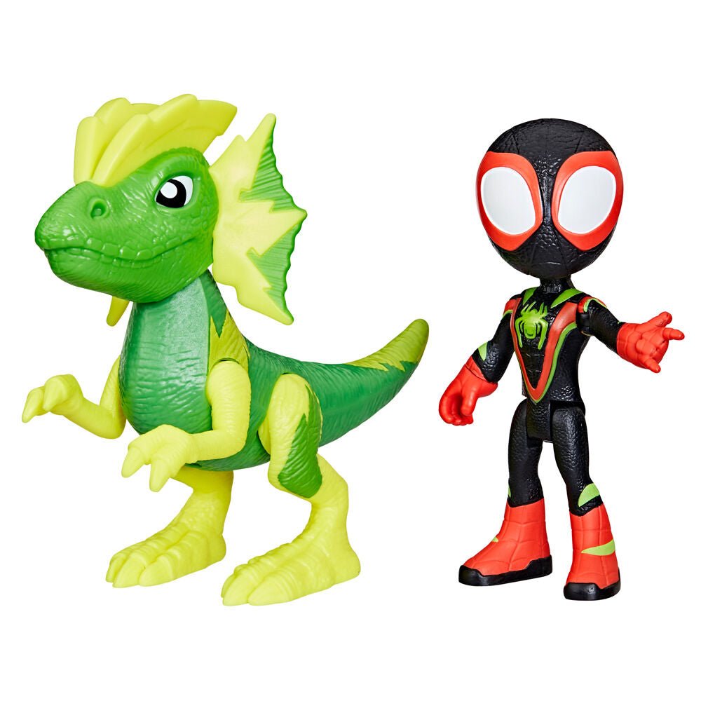 Marvel Spidey: Miles Spin Morales & Marvel's Electrosaurus 10 cm - ANIMATEK