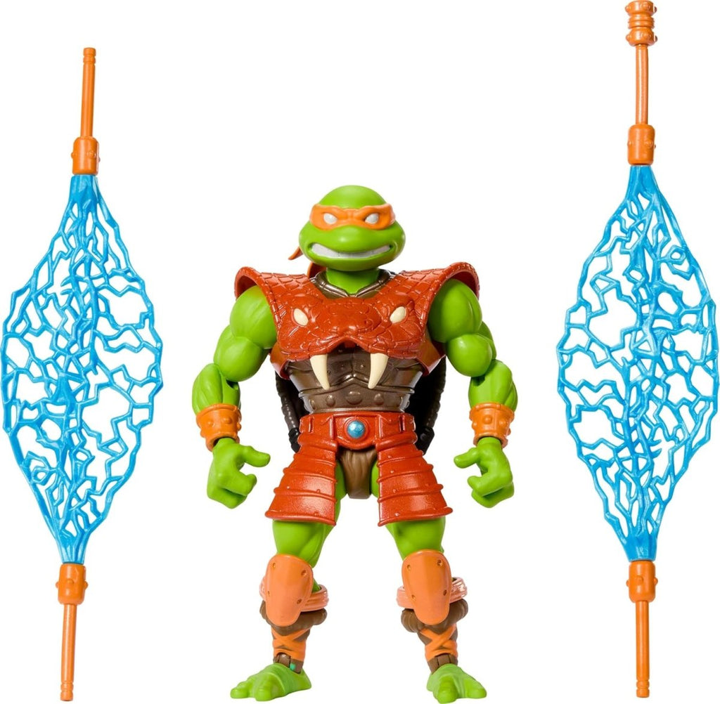 Masters of the Universe × TMNT – Michelangelo “Turtles of Grayskull” 14 cm - Toys - Mattel
