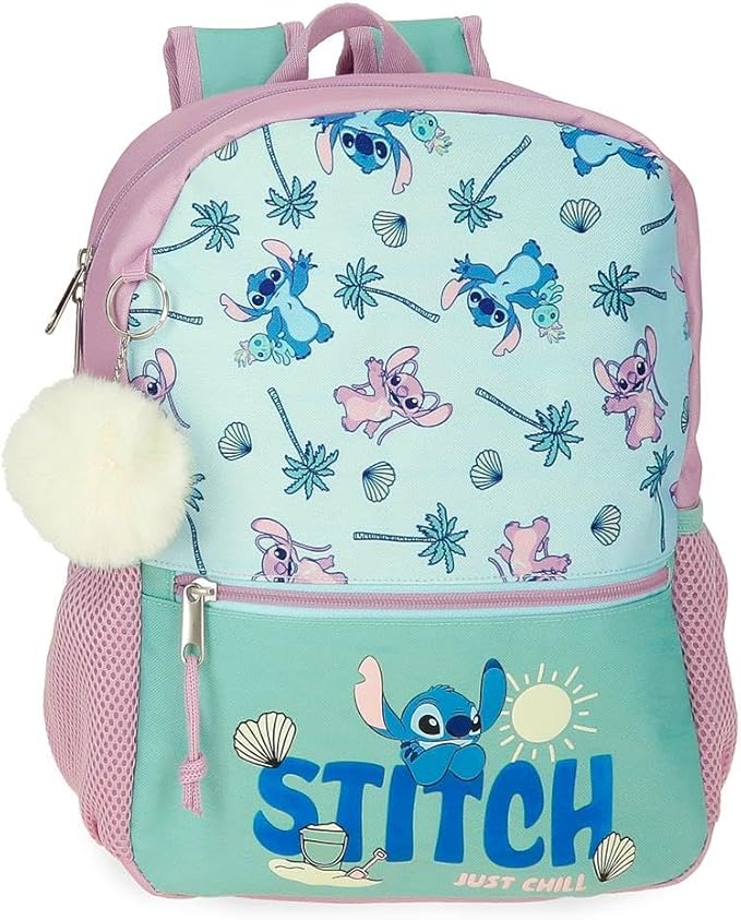 Mochila Disney Stitch — Just Chill 27×33×11 cm - Papelaria - Joumma Bags