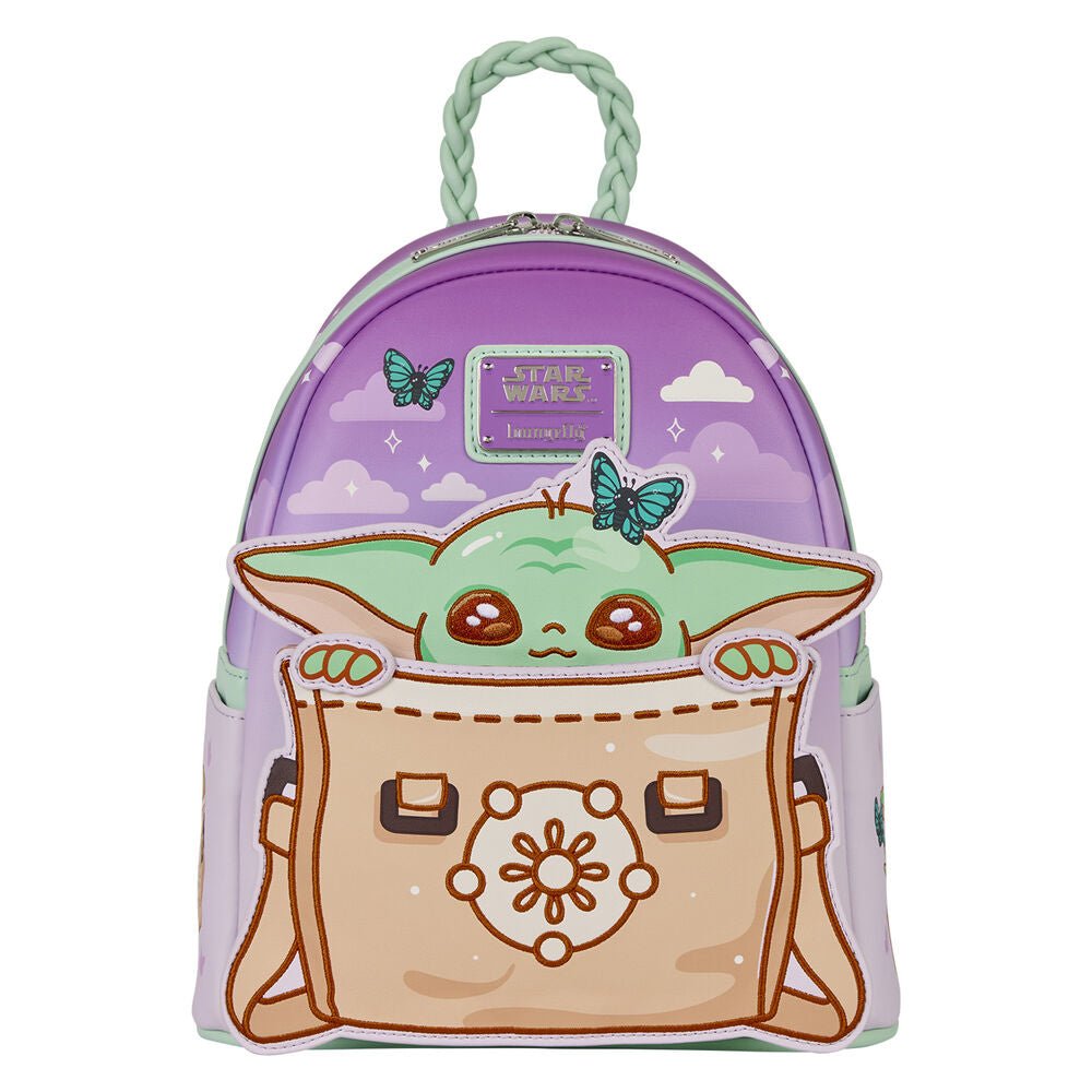 Mochila Loungefly Star Wars “Grogu” 26 cm - Papelaria - Loungefly