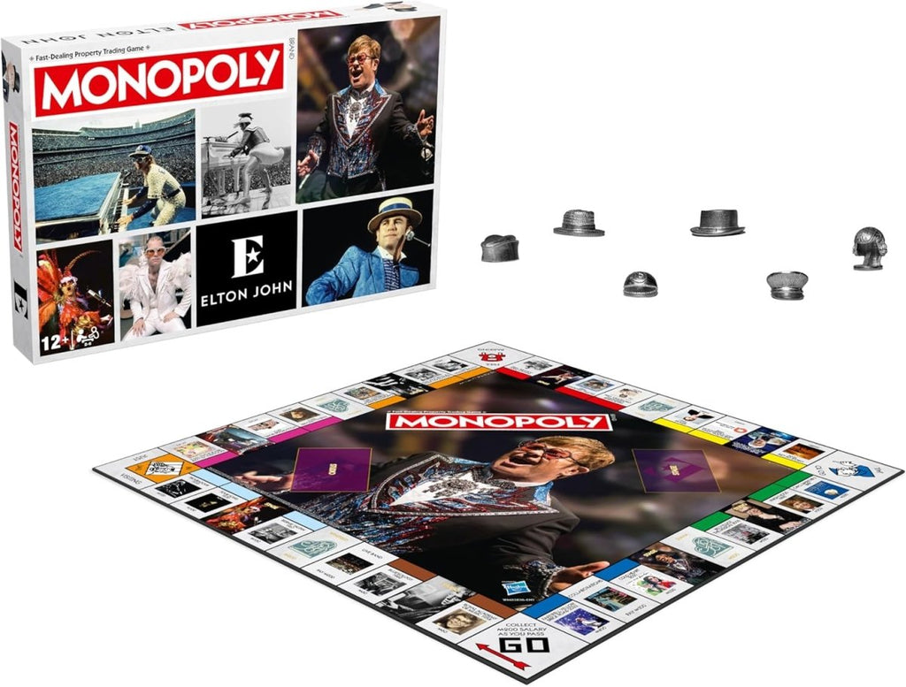 MONOPOLY — Elton John (Edição Oficial, Inglês) - Jogos e Puzzles - Hasbro