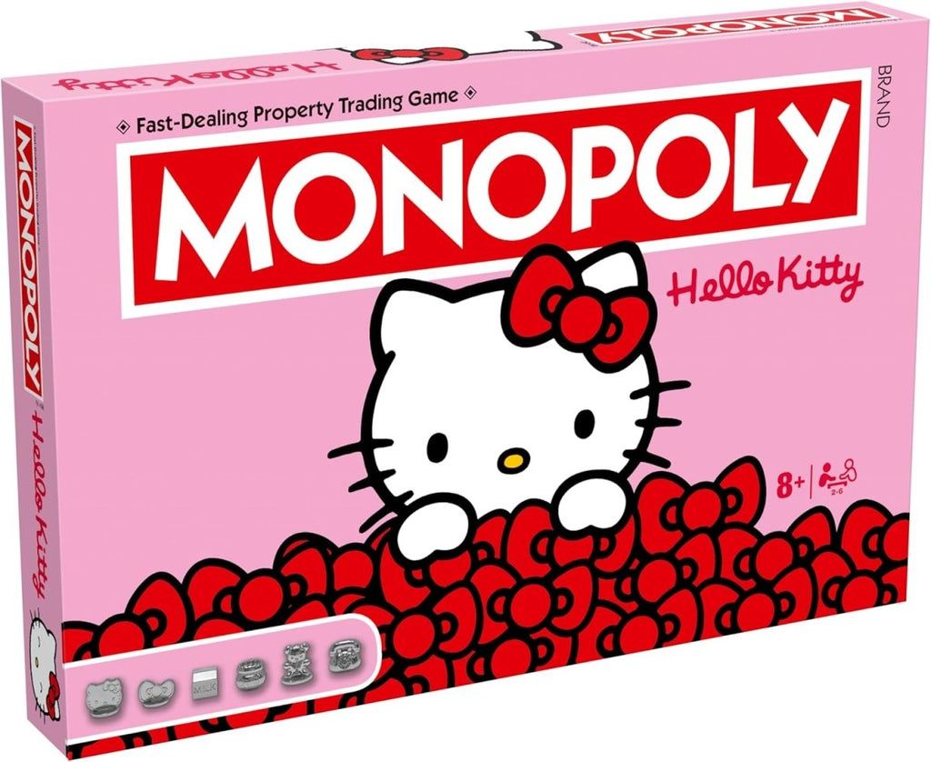 MONOPOLY — Hello Kitty (Edição Oficial Sanrio, Inglês) - Jogos e Puzzles - Hasbro