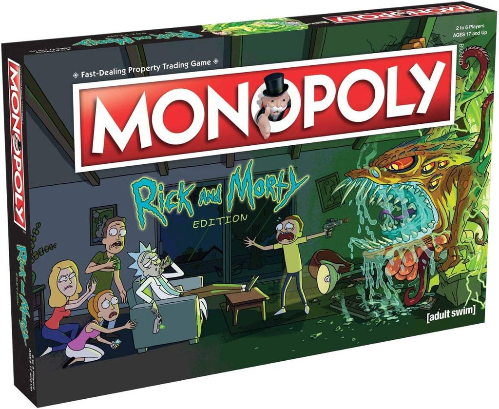 MONOPOLY — Rick and Morty (Edição Oficial, Inglês) - Jogos e Puzzles - Hasbro