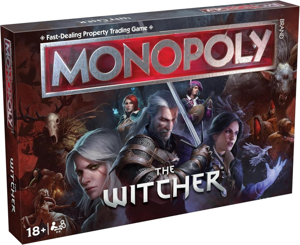 MONOPOLY — The Witcher (Edição Oficial, Inglês) - Jogos e Puzzles - Hasbro