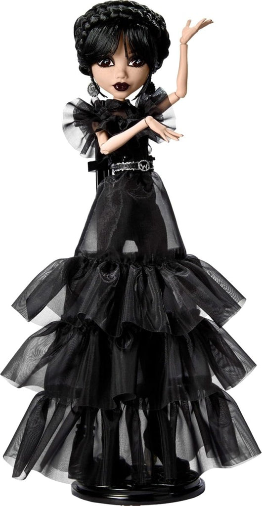 Monster High x Wednesday – Boneca Rave’N Wednesday em Vestido Gótico 34 cm - Colecionáveis - Mattel