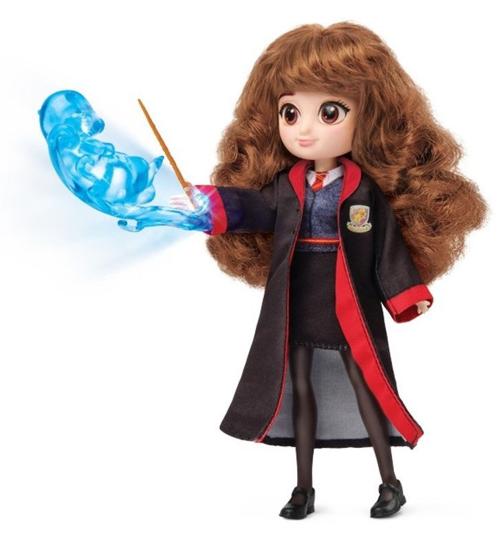 Boneca Hermione Granger com Efeitos Patronus 23 cm