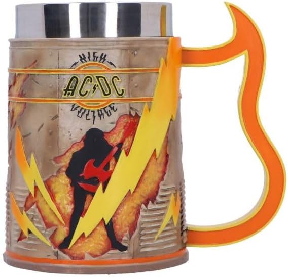 Nemesis Now — AC/DC “High Voltage” Caneca Tankard Oficial - Colecionáveis - Nemesis Now