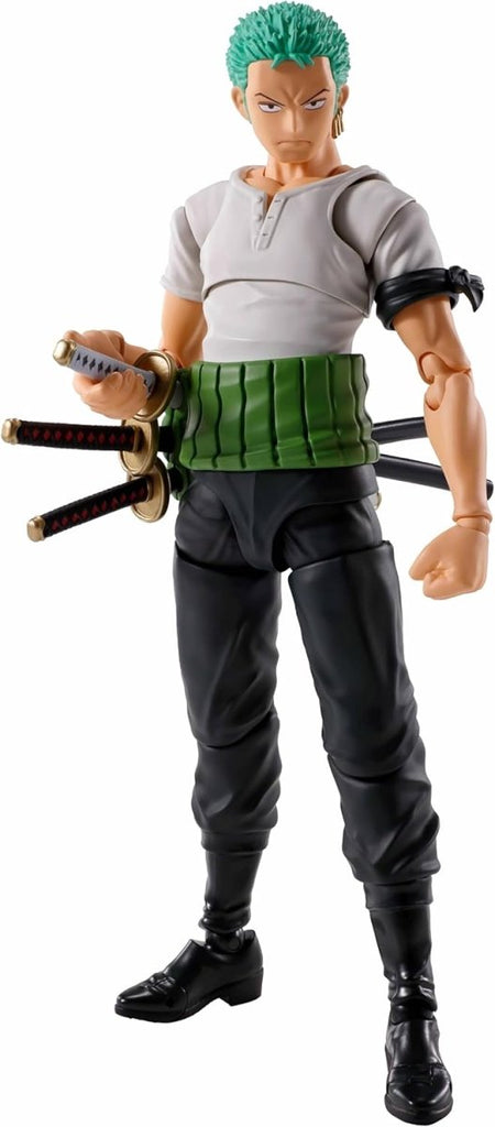 ONE PIECE — Figura S.H.Figuarts Roronoa Zoro “Romance Dawn” 15 cm - Colecionáveis - Bandai Tamashii Nations