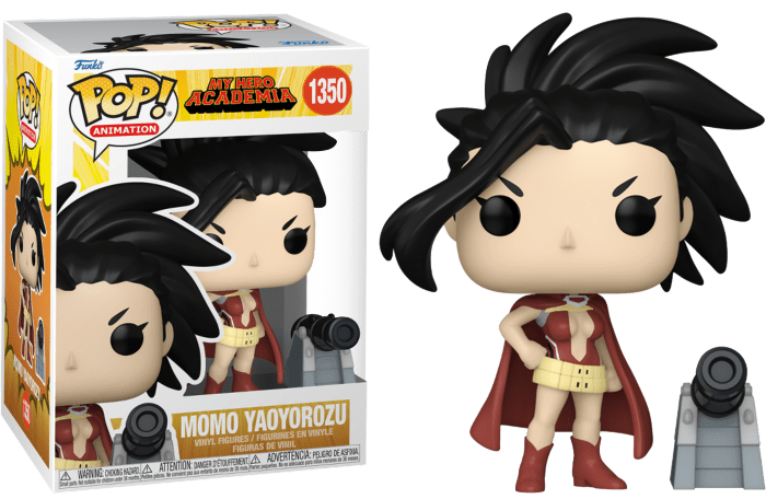 POP! Animation My Hero Academia Vinyl Figure Momo Yaoyorozu (w/ Cannon) 9 cm - Colecionáveis - Funko