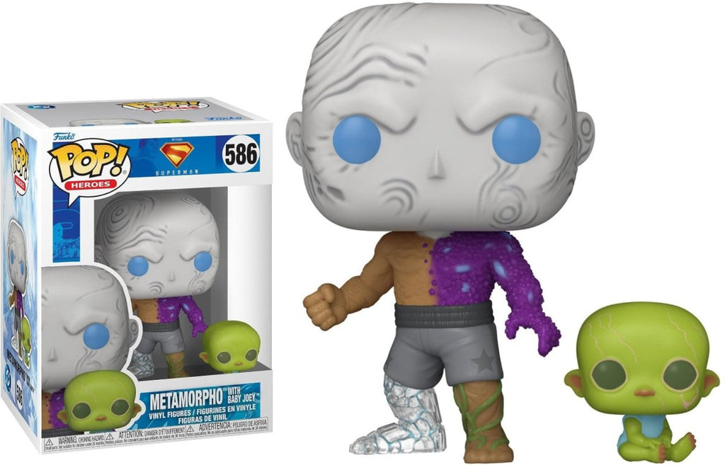 POP! & Buddy Superman 2025 - Metamorpho com Baby Joey 9 cm - Colecionáveis - Funko