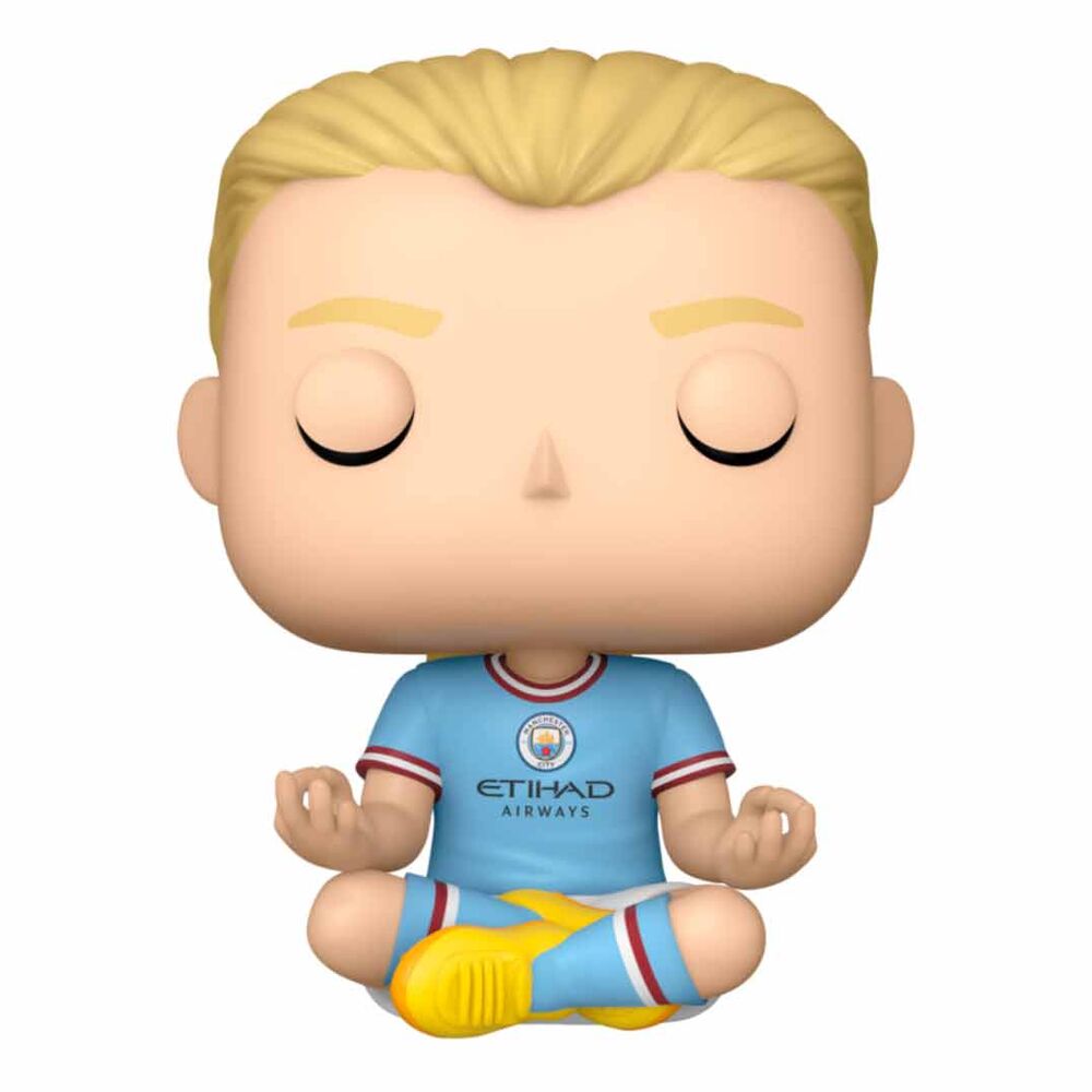 POP! Erling Haaland (Manchester City) — Meditando — 9 cm - Colecionáveis - Funko