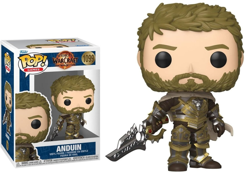 POP! Games — Anduin Wrynn (World of Warcraft: The War Within) 10 cm 1099 - Colecionáveis - Funko