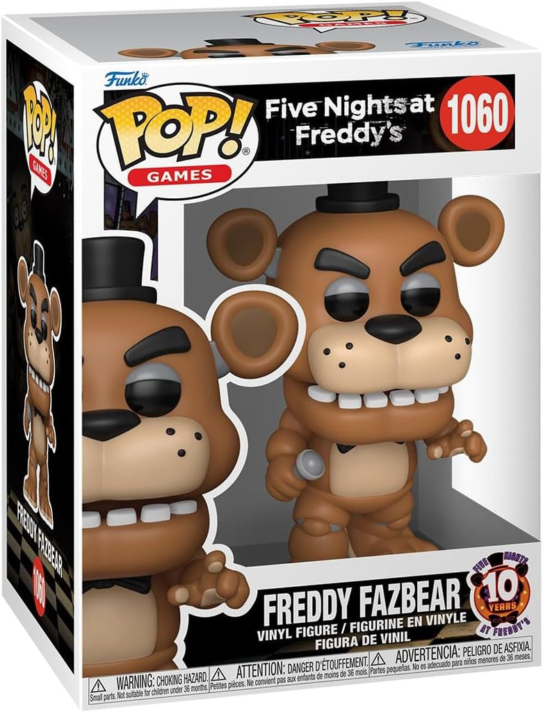 POP! Games: Five Nights at Freddy’s – Freddy Fazbear 9,5 cm - Colecionáveis - Funko