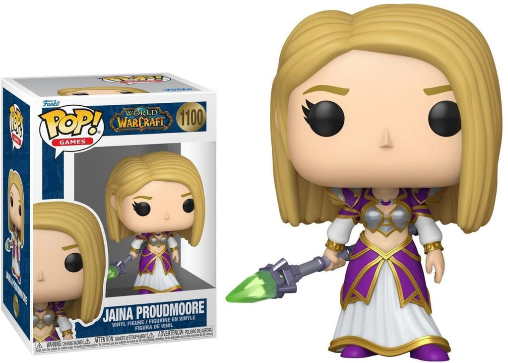 POP! Games — Jaina Proudmoore (World of Warcraft) 1100 — Figura Vinil 10 cm - Colecionáveis - Funko