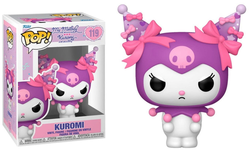 POP! Kuromi 20.º Aniversário (Grumpy) 10 cm 119 - Colecionáveis - Funko