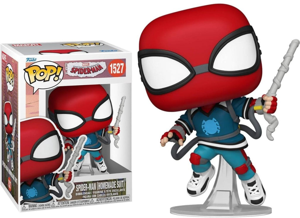 POP! Marvel – Spider‑Man Homemade Suit (Friendly Neighborhood) 9 cm - Colecionáveis - Funko