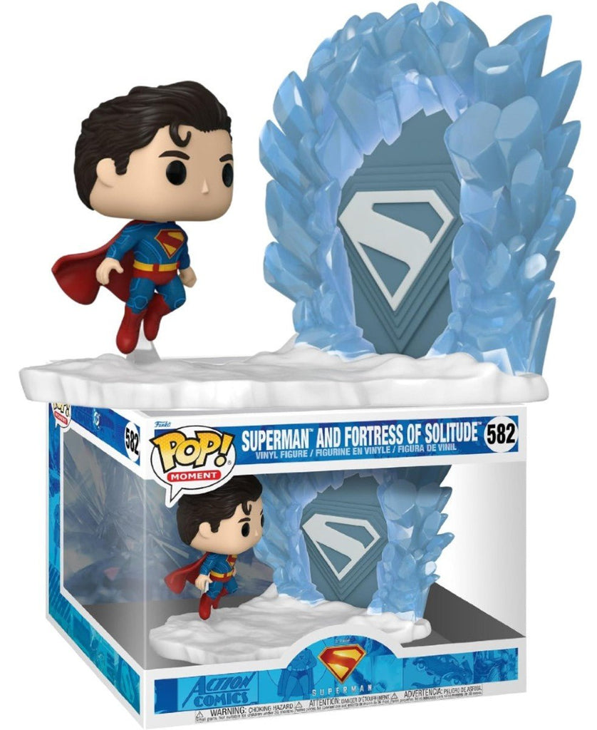 POP! Moment – Superman & Fortress of Solitude (Superman 2025) 17 cm - Colecionáveis - Funko