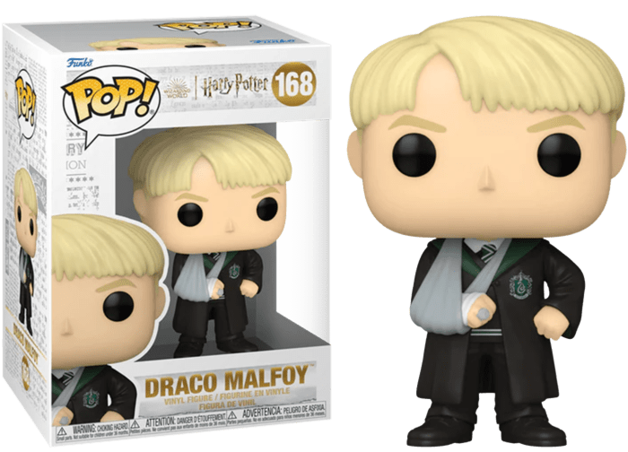 POP! Movies Harry Potter Vinyl Figure Malfoy w/Broken Arm 9 cm - Colecionáveis - Funko