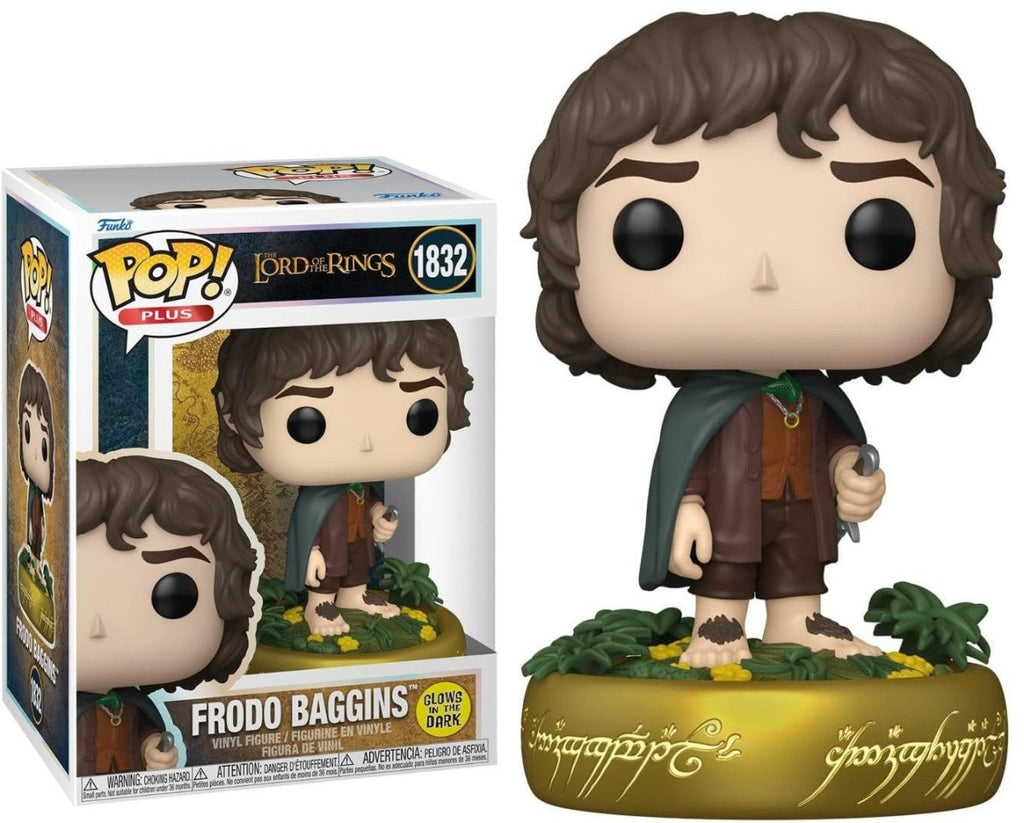 POP! Plus – The Lord of the Rings Frodo Baggins - Brilha no Escuro 11 cm (1832) - Colecionáveis - Funko