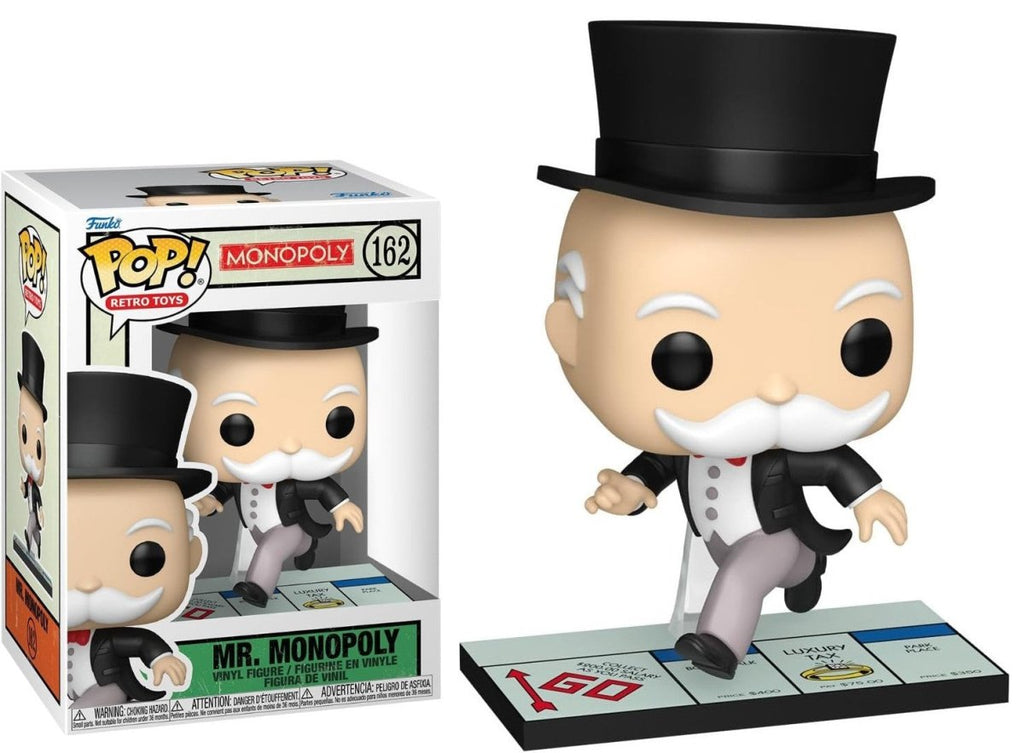 POP! Retro Toys — Mr. Monopoly “Pass Go” 11 cm (162) - Colecionáveis - Funko
