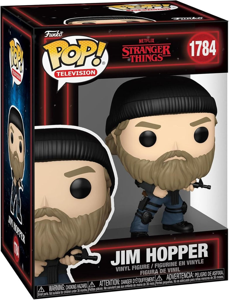 POP! Stranger Things — Jim Hopper (Season 5) 9,5 cm - Colecionáveis - Funko