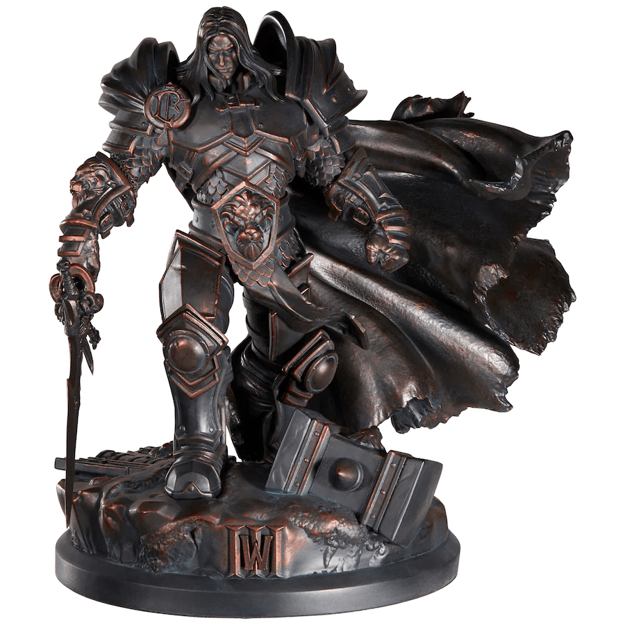 Prince Arthas — Estátua Comemorativa World of Warcraft (Polyresin, 25 cm) - Colecionáveis - Blizzard