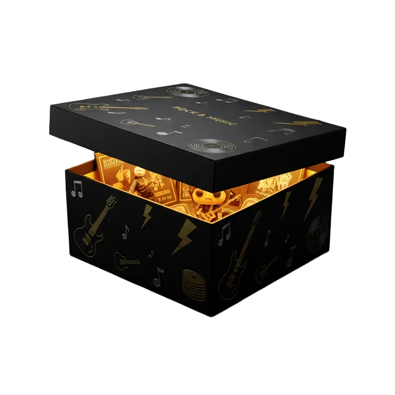 Rock & Music Mystery Box Essentials | 5–6 Itens Surpresa Premium