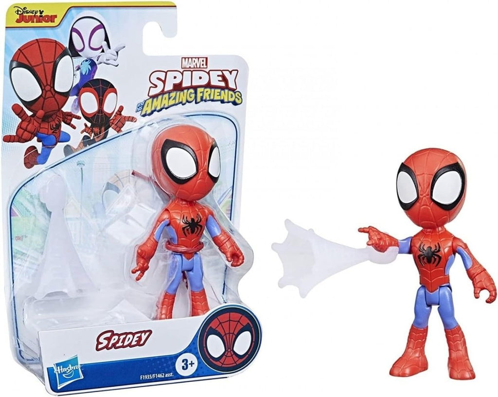 Spidey And His Amazing Friends - Figura de Ação Spidey 10cm Marvel Hasbro F1935 - ANIMATEK